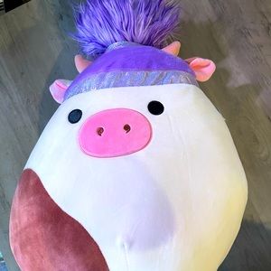 Ronnie Squish-Doo’s Cow Squishmallow NWT 14 inch